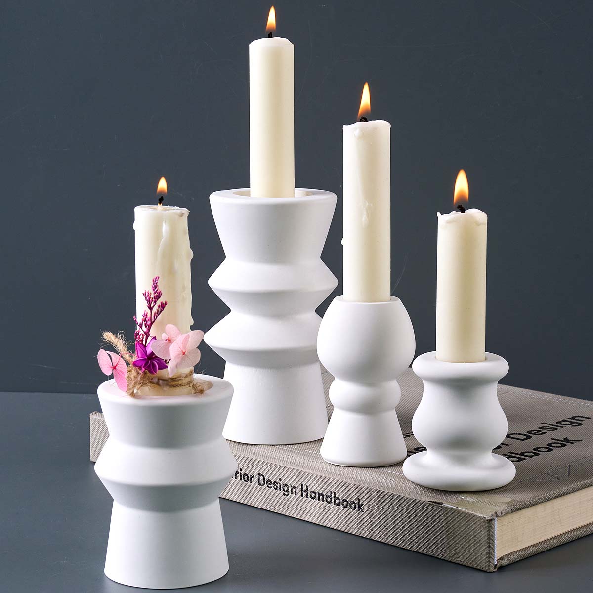 Candle Quotes - Castiçal nórdico, molde de silicone, faça