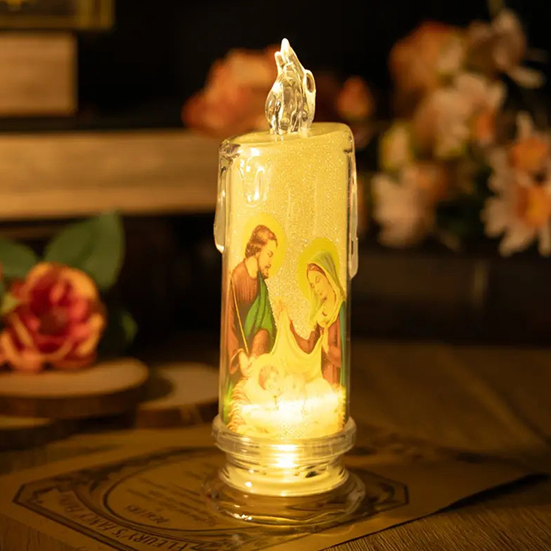 Candle Supplies Free Shipping - Jesus virgem cristo led vela lâmpada