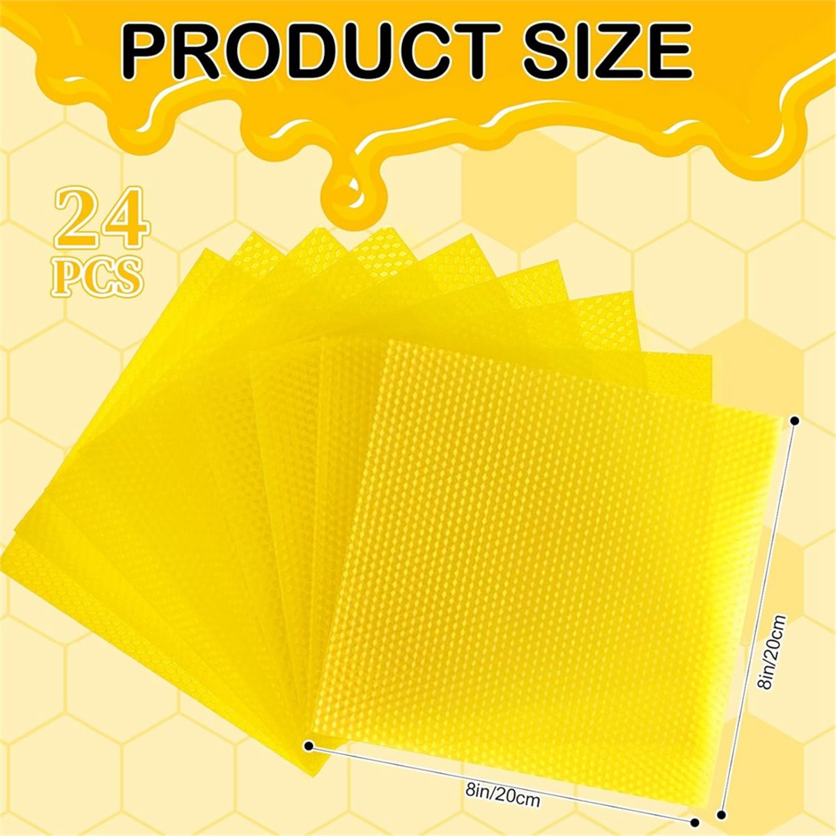 Beeswax Sheet Roll - Kit de Fabricação de Velas de