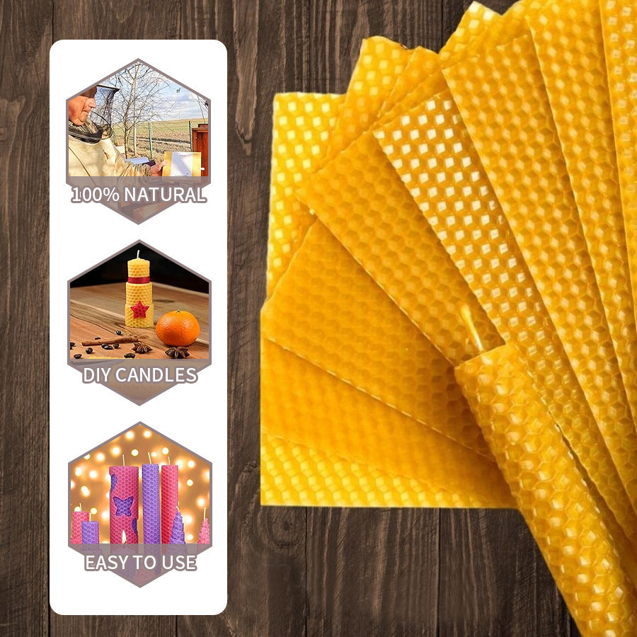 Beeswax Sheet Roll - 10/20/30 pçs folhas de cera de
