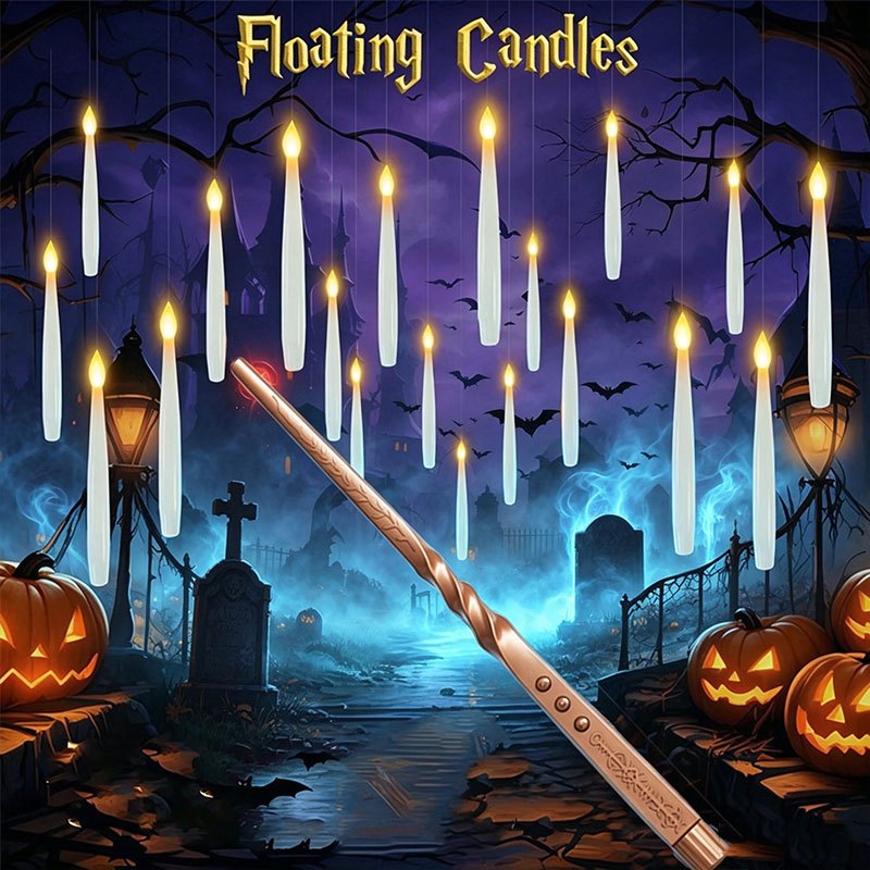 Candle Supplies Free Shipping - Velas Mágicas Flutuantes com Varinha, Velas