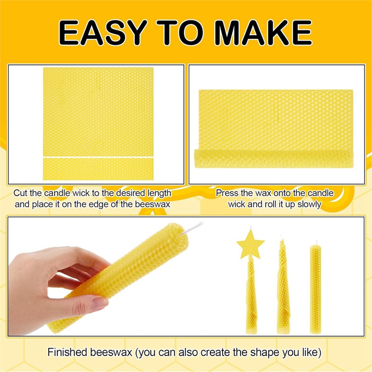 Beeswax Sheet Roll - Melhor de 2026: Kit de Fabricação