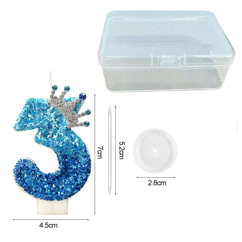 Vela Digital Criativa Azul Pav - Candle Supplies Usa avaliação e preço