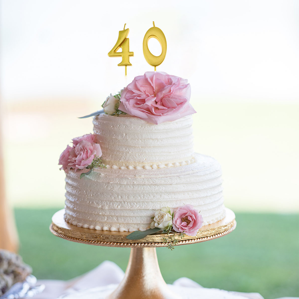 2 velas de aniversário dourada - Candle Supplies Usa avaliação e preço