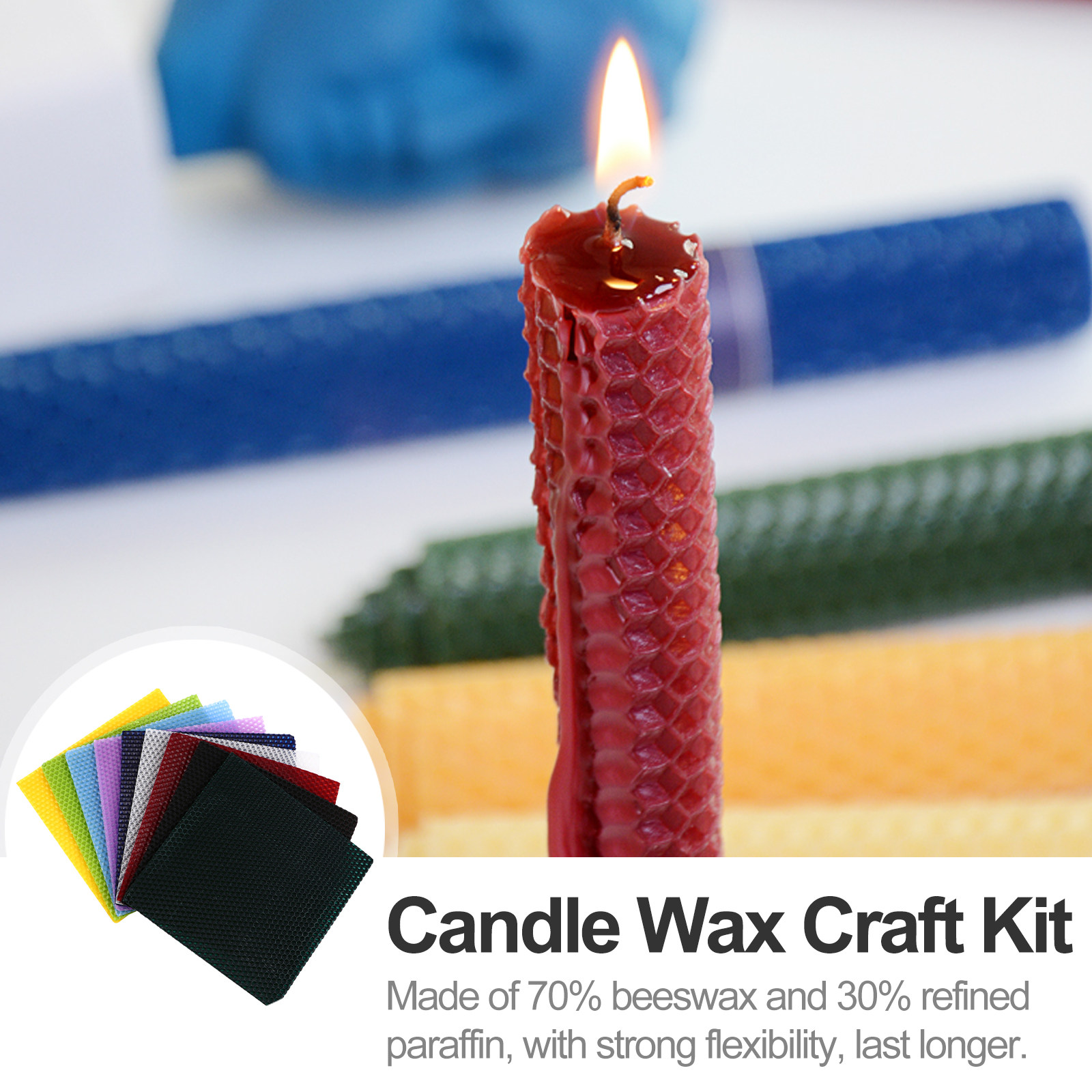 Kit para Fazer Velas de Cera d - Beeswax Sheet Roll avaliação e preço