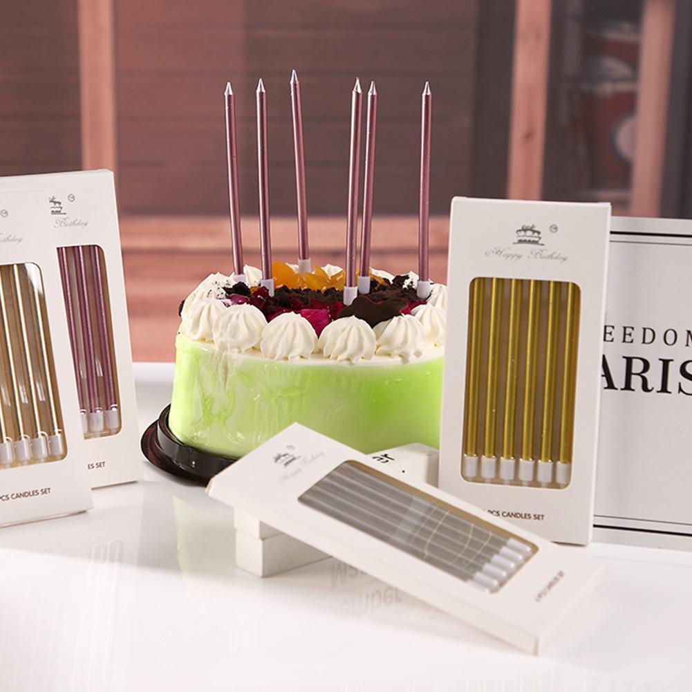 6/18 pçs metal ouro prata vela - Candle Supplies Usa avaliação e preço