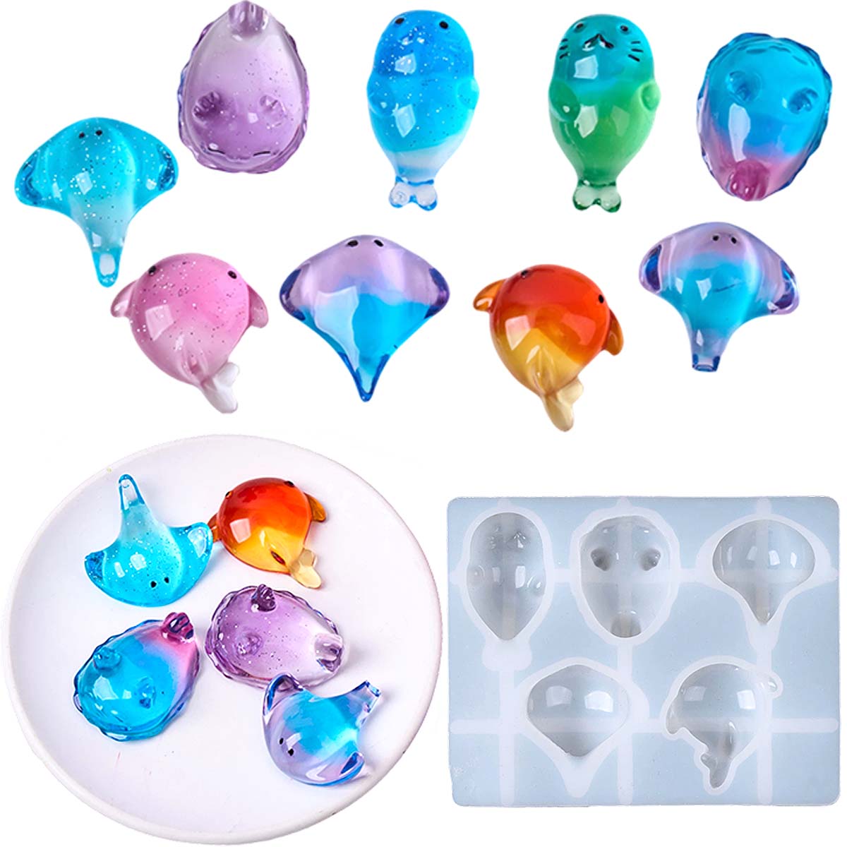 Molde de Silicone 3D de Raia M - Candle Sachet avaliação e preço