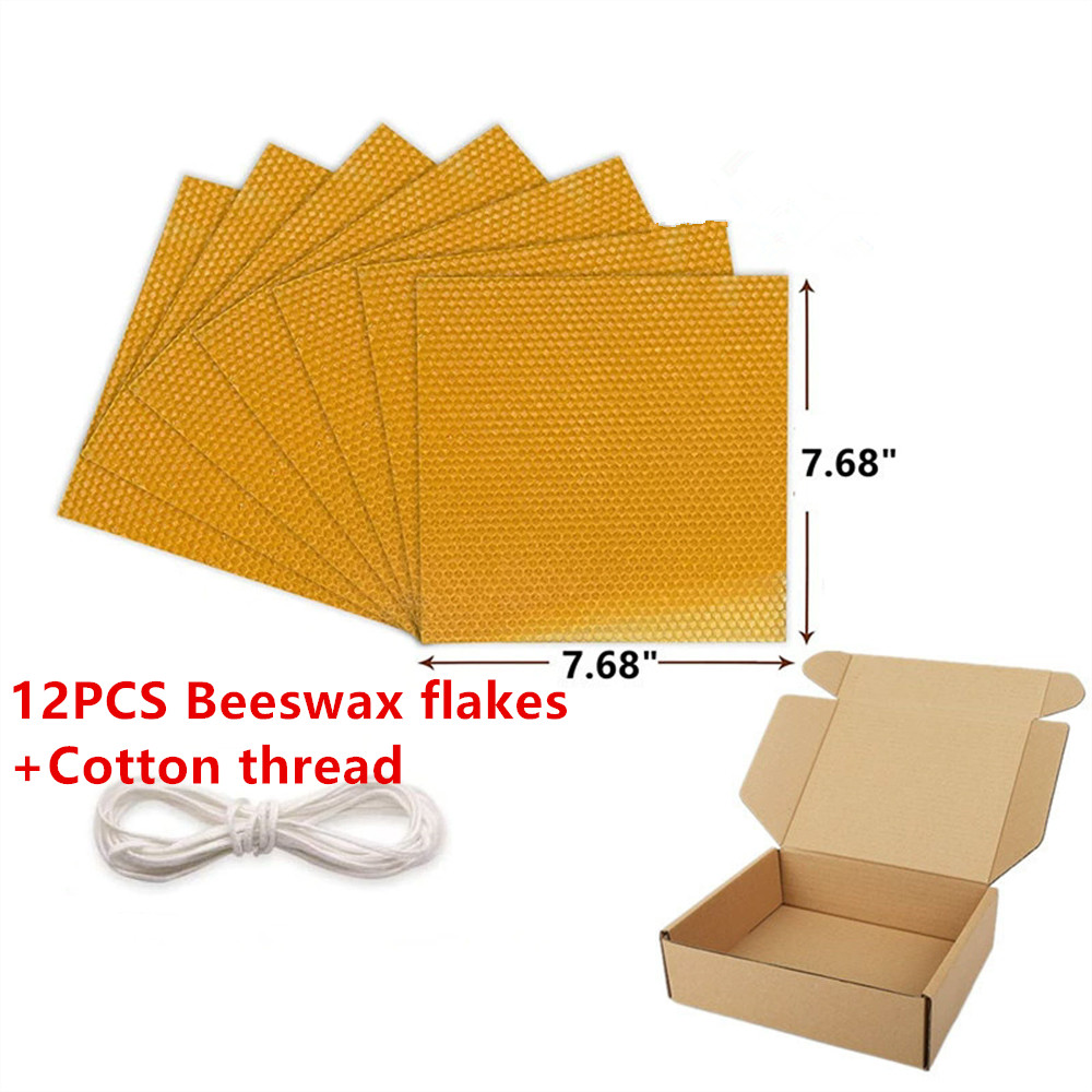 12pçs kit de folhas finas de c - Beeswax Sheet Roll avaliação e preço