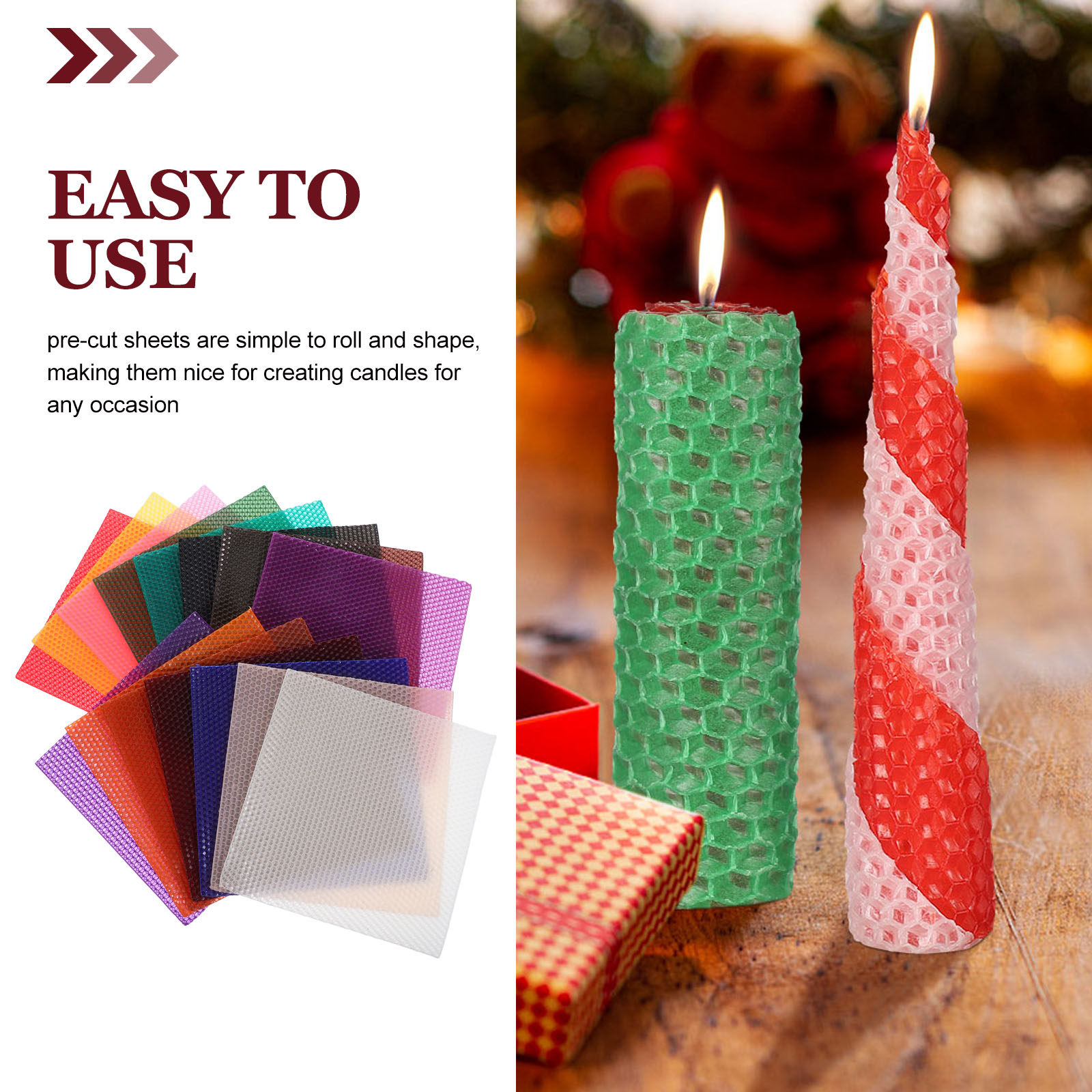 1 conjunto de folhas de cera d - Beeswax Sheet Roll avaliação e preço