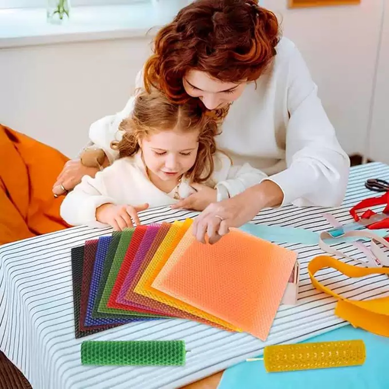 20x20cm 20 Unidades de Folhas  - Beeswax Sheet Roll avaliação e preço