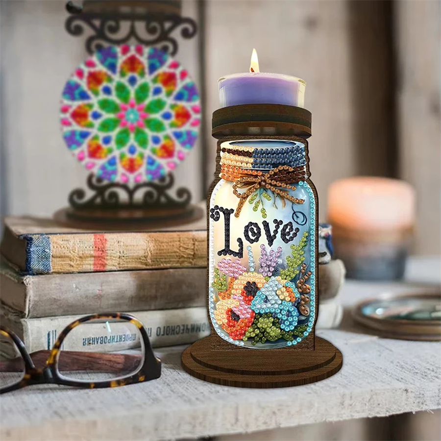 Porta-velas com tema de amor,  - Candle Supplies Usa avaliação e preço