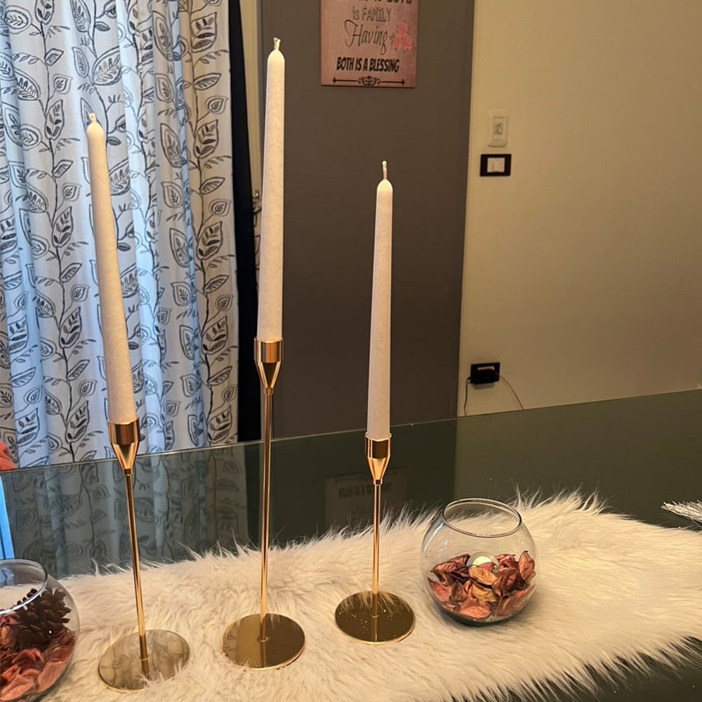 Simples pilar cônico acrílico  - Candle Quotes avaliação e preço